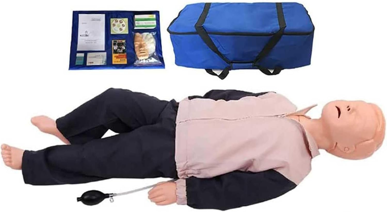 Medical Children CPR Training Manikin,Full Body CPR First Aid Training Dummy Simulator Manikin Patient Care Mannequin for Classroom or Research Centers Nursing Practice