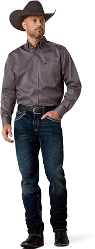 Miniatura 3 de ARIAT Jeans rectos para hombre M5 Straight Stretch Remming apilable pierna recta