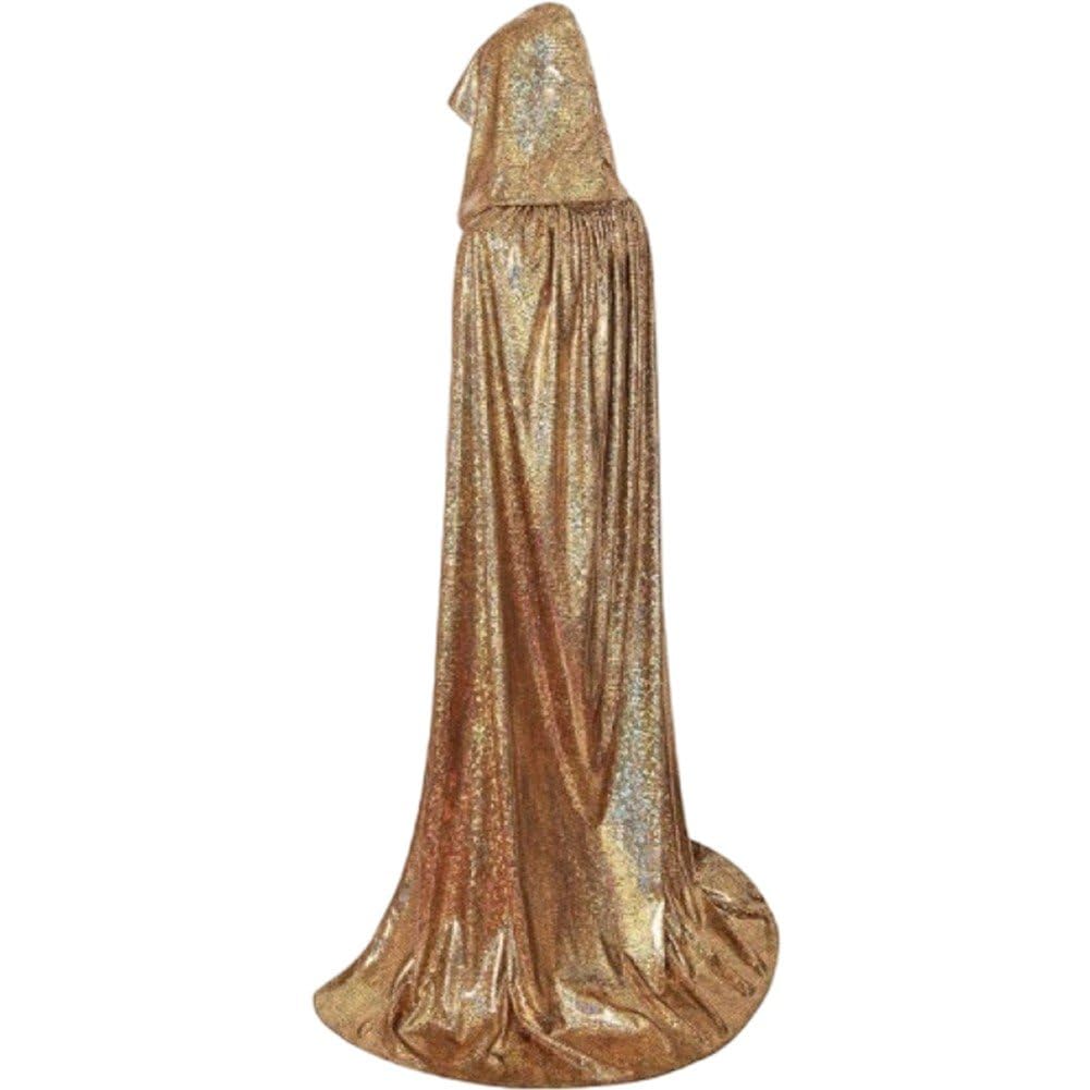 Cape à paillettes pleine longueur style faucheuse pour Halloween et Noël