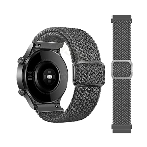 Bracelet Ticwatch Pro 3 GPS tressé anti-transpiration gris 20mm