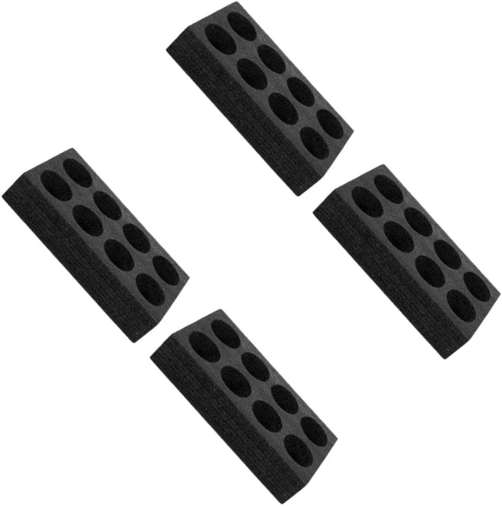 SOLUSTRE 4pcs Cup Fixing Holder Multi-hole Cup Carrier for Takeout Beverages Reusable Tray for Tea Coffee and Cold Drinks Stable Design Prevents Leakage for Deliveries and Storage