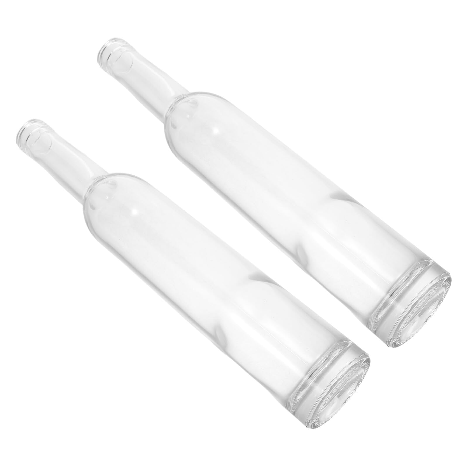 Set 2 Bottiglie di Vetro per Profumo Ricaricabile 400 Ml Trasparente Flaconi di Profumo da Viaggio Riutilizzabili Contenitori per Fragranze per Uso Casa Boutique e Viaggio
