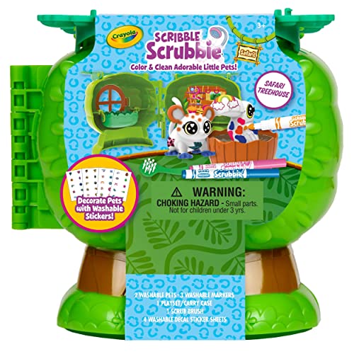 Crayola Scribble Scrubbie Pets Safari Treehouse, Toy Storage Case - image 2