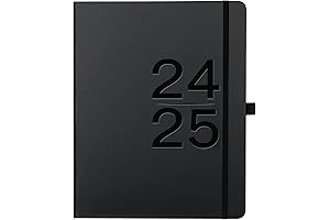 Black Planner 2024 Weekly & Monthly Planner