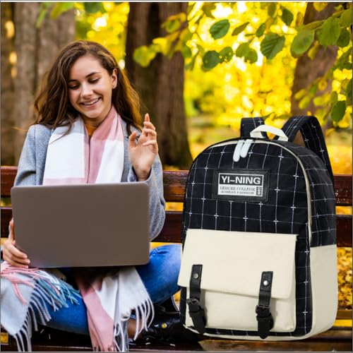 Image of Tinytot 30 Litre Japanese Korean Style School Bag Water-Resistant Laptop & Travel Backpack - Unisex Large 18 Inches Multipurpose Student Backpack for Boys & Girls, Men & Women