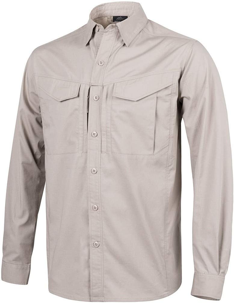 Helikon men's Defender Mk2, longsleeve shirt, khaki - Beige - XXX-Large