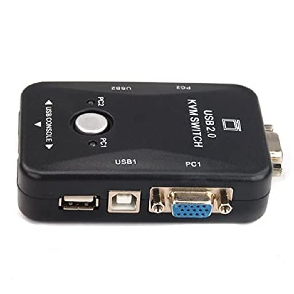 AMS 2 Port USB KVM Switch, KVM VGA SVGA Switch Box USB 2.0 KVM Mouse Switcher Keyboard 1920 * 1080 VGA Splitter Box Sharing Switch. (AMS-SWT-0230) (B09YD2J6NW) Amazon Price History, Amazon Price Tracker