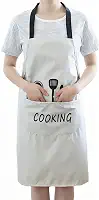 Avental Impermeável Ajustável Com Bolso PVC Anti-Manchas Fácil de Limpar Cozinha Churrasco 60cm x 90cm