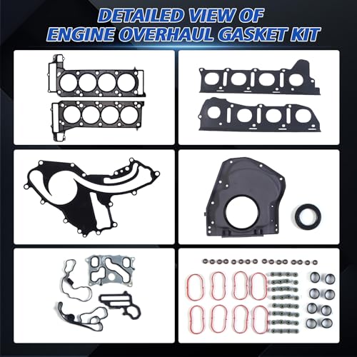 Image of 2780160520 Engine Overhaul Gasket Kit Fits for Benz W221 W166 M278 CLS500 Mercedes GLS550 S500 W221 W166 M278 4.6 4.7 V8 Replace OE 2780160520 2780160020