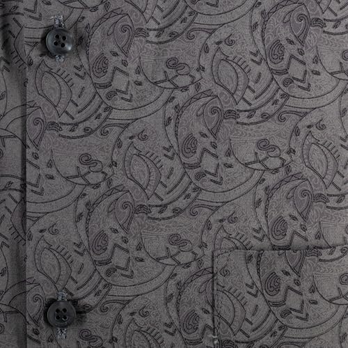 Image of 7-DAYS Men's Premium Formal Printed Shirt - 100% Cotton, Regular Fit, Full Sleeves, with Pocket - Stylish for Special Occasions.