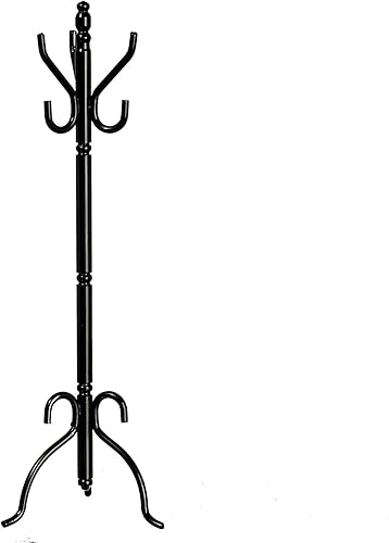 Casa de muñecas Negro Sombrero & Perchero Soporte Miniatura Pasillo Accesorio Escala 1:12