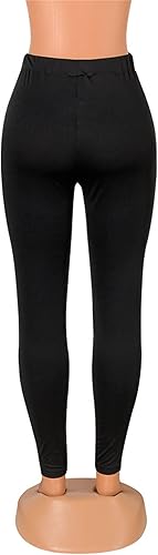 Miniatura 7 de Atyfuniby Leggings para mujer de cintura alta - Leggings sexys y delgadas de malla transparente para fiesta y ropa de club