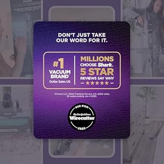 Shark® PowerDetect™ Clean & Empty Cordless Stick Vacuum & Auto-Empty System, Powerful Suction, HEPA Filtration, Carpet & Hard Floor, Portable, Stick Vacuum for Pet Hair, Dark Gray, IP3253