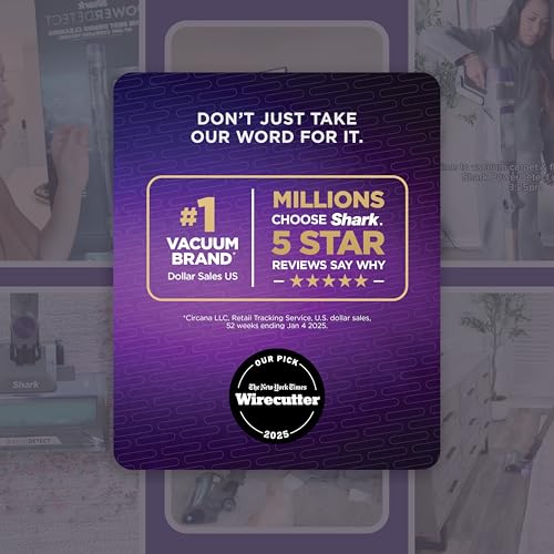 Image of Shark PowerDetect Pet Plus Clean & Empty Cordless Stick Vacuum & Auto-Empty System, Powerful Suction, HEPA Filtration, Carpet & Hard Floor, Portable, Stick Vacuum for Pet Hair, Dark Gray, IP3253