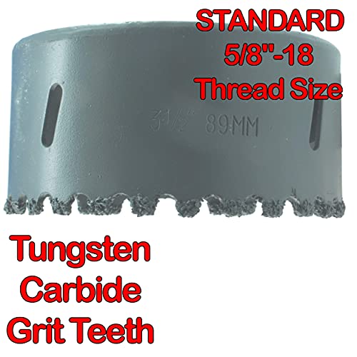 Carbide Hole Saw Bit 3 1/2 Inch Concrete Hole Saw 89mm Carbide Hole