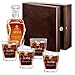 Maverton Whiskey Karaffe + 4/6er Whiskygl&auml;ser Set mit Gravur - 700ml Whisky Dekanter - Vatertagsgeschenk Geschenk zum Geburtstag f&uuml;r M&auml;nner - Weihnachtsgeschenke - Guter Jahrgang