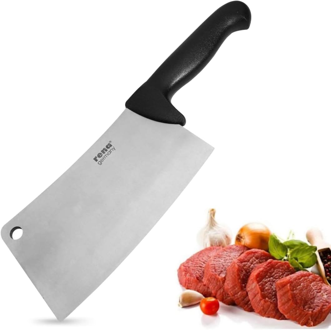 Meat Chopper Butcher Knife - Meat Cleaver & Slicing Knife - Chinese Chopper Knife - 8.5 Inch