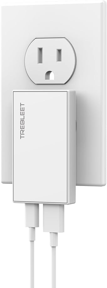 شاحن فائق النحافة 35 وات USB-C PD ، شاحن حائط ثنائي المنفذ ، PD 3.0 و QC 3.0 متوافق مع Samsung Galaxy S24 / S24 Ultra / S23 / S23 Ultra / Z Fold4 / A54 5G/ سلسلة S22 / Pixel 8 Pro / iPhone 15 Pro