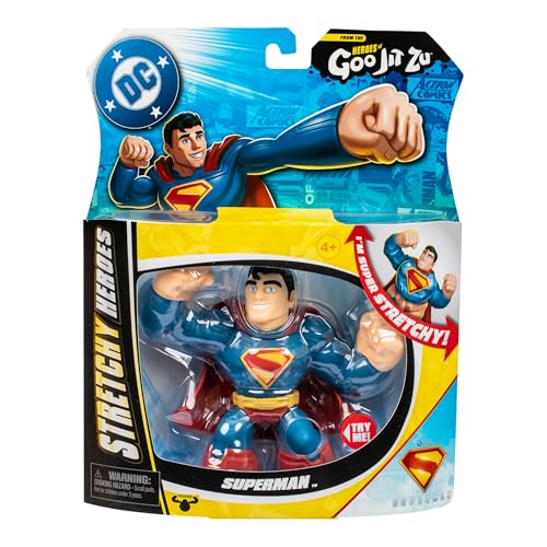 Heroes of Goo Jit Zu Superman, DC Stretchy Hero with Unique Super Marble Filling. Stretches Up to 3 Times Its Size - Image 2