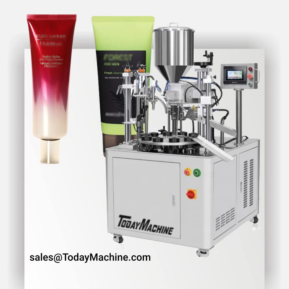 Semi Automatic Ultrasonic Cosmetic Cream Toothpaste Ointment Aluminum Plastic Soft Tube Hose Filling Sealing Machine Tube Sealer — view 3