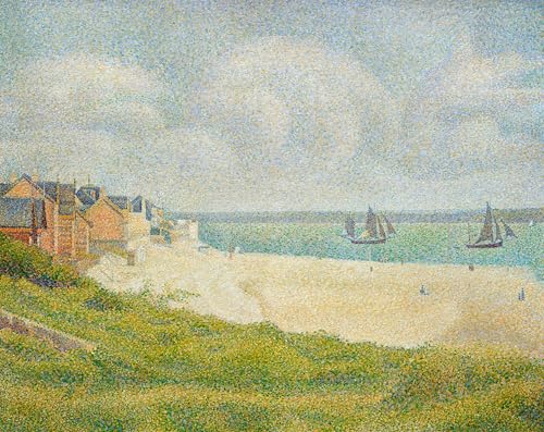 Peinture Pour la Décoration de la Chambre Toile Seurat Style Moderne
