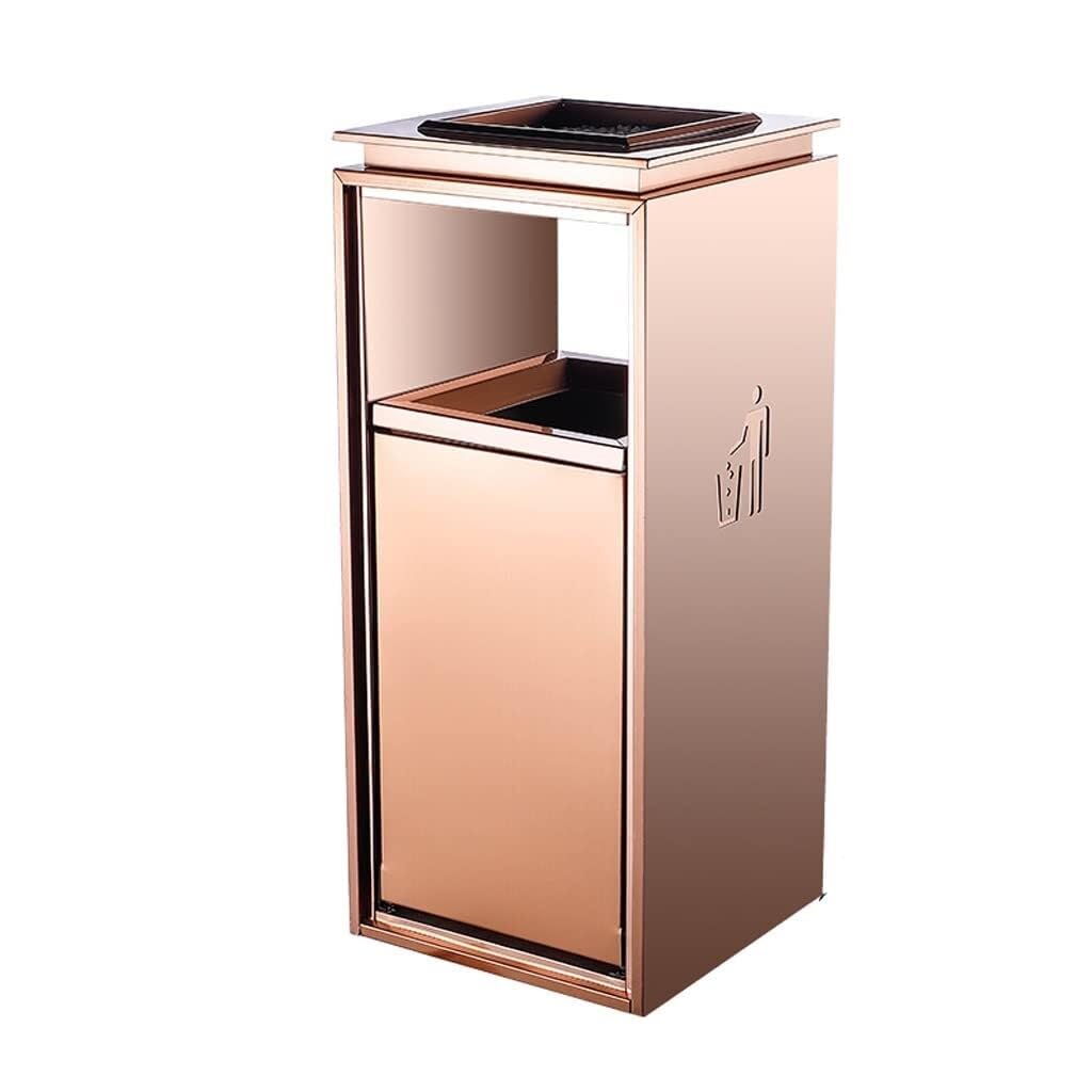Stainless Steel Ashtray Trash Can with Anti-Fingerprint Coating – Hotel Lobby & Outdoor Use, 72cm