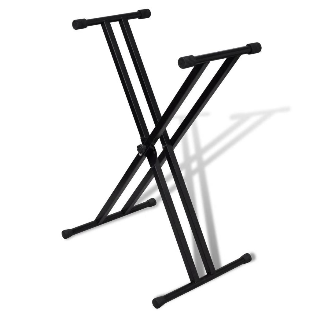 Ajustable Soporte Doblado De Teclado Musical Marco-X, Soporte Teclado, Soporte Piano, Soporte Teclado Piano