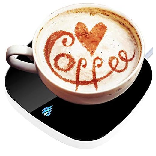 Coffee Mug Warmer, Coffee Warmer for Desk,Auto Shut On/Off Beverage Warmers Plate Electric Gravity Smart Cup Warmer Pad