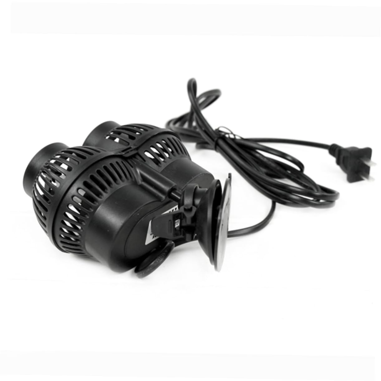 HEMOTON Aquarium Pump H Dual Motor Vibration Water Circulation for Freshwater Saltwater Tanks Easy Installation with Suction Cup Bracket Black