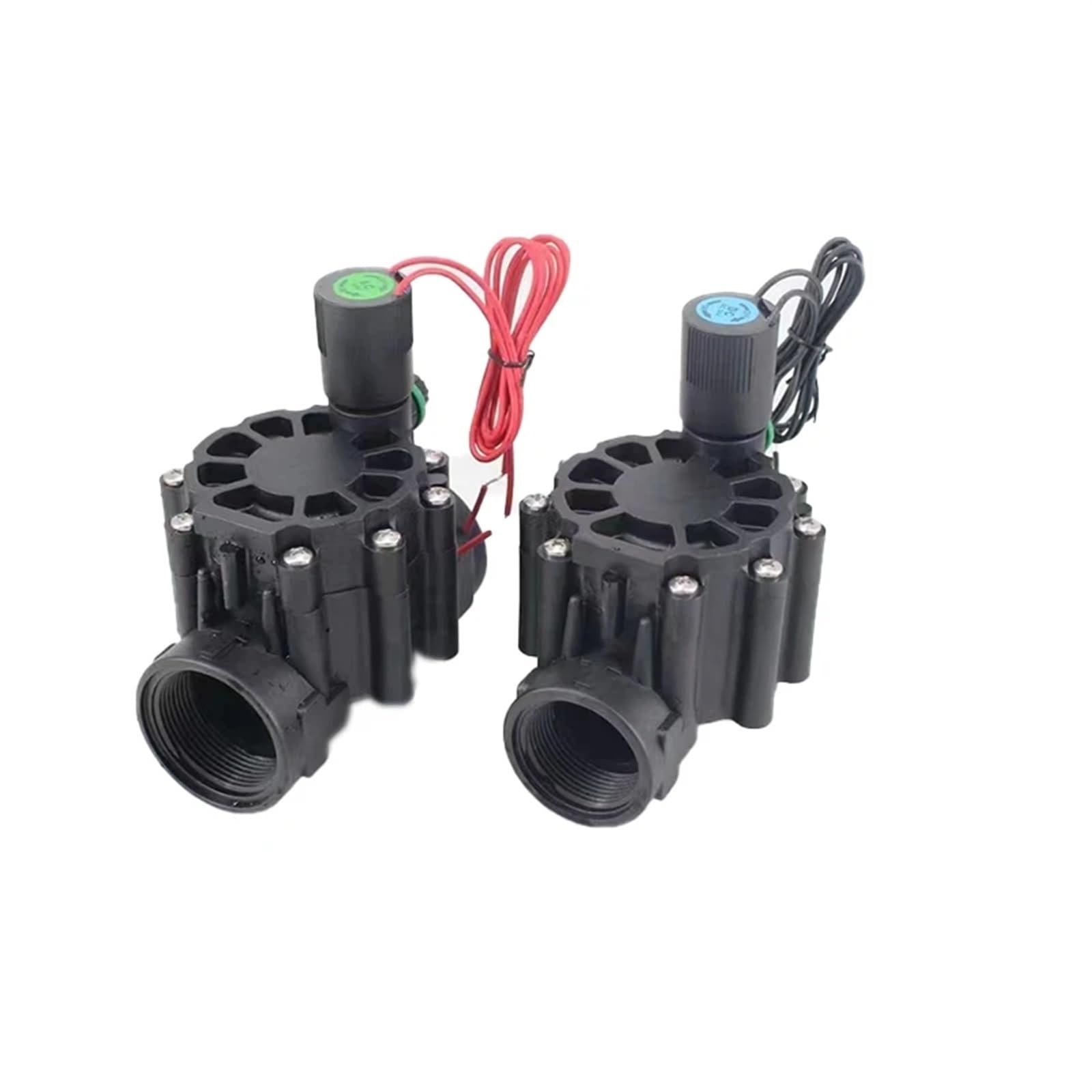 Huuoqiwy Dn25 1/2" 3/4" 1" Normally Closed Water Irrigation Solenoid Valve 220V Nylon Valve For Farm Garden Landscape Irrigation(,24Vdc)