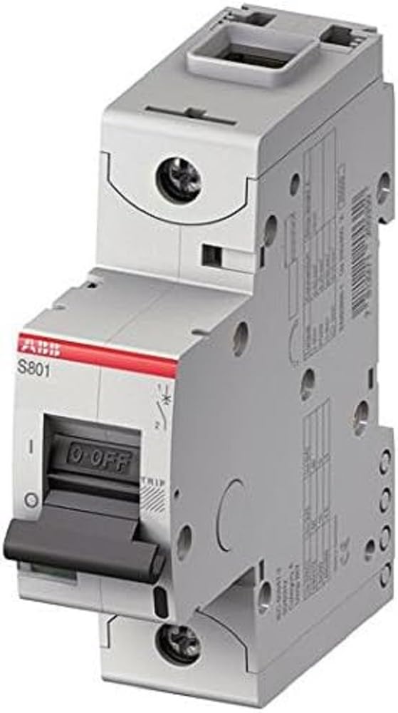 S801C-D20 ABB Entrelec interrupteur automatique monophasé calibre 20A courbe D pour tableau