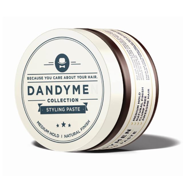 Dandyme'n Styling Paste Medium Hold 3.4 oz/with a comb