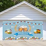 Ampliamente utilizado: esta pancarta de garaje se puede colgar en puertas o paredes de garaje. Es adecuado para paredes interiores o exteriores, parques infantiles y cualquier área. Ideal para sesiones de eventos al aire libre y decoración, como una pancarta de festival de cerveza bávara o suministros de Baviera para fotos al aire libre.