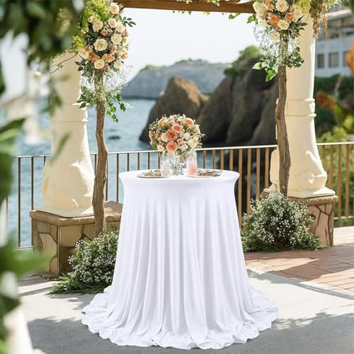 Linge de table de cocktail en élasthanne de Noël premium