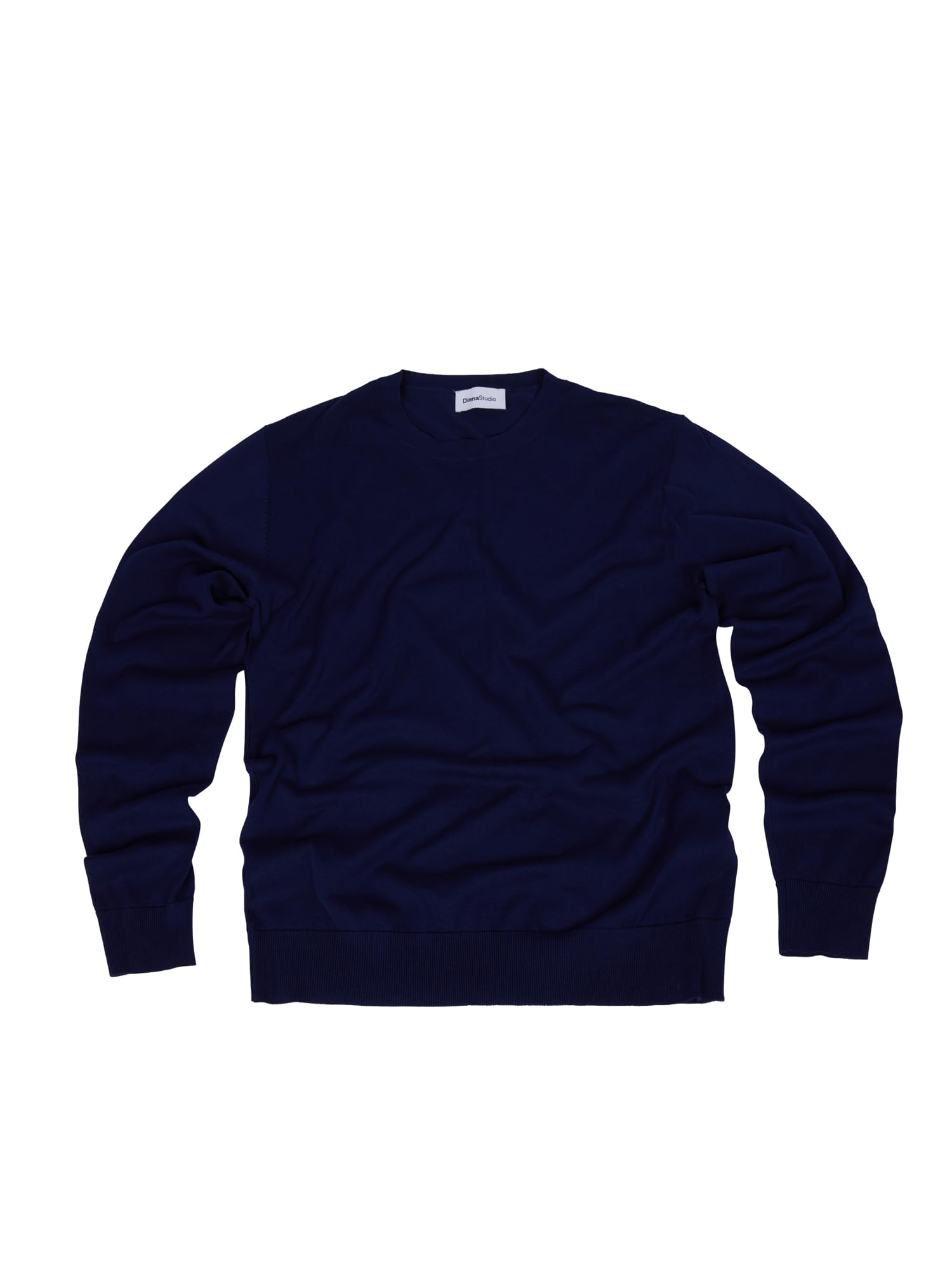 Diana Studio - Maglia rasata in 100% Cotone Leggero Extra Ritorto, Uomo, Maniche Lunghe, Casual Fit