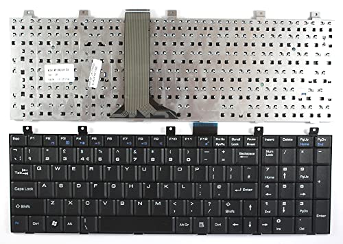 Clavier PC portable compatible MSI MP-03233GB-3596 pour remplacer touches bloquées