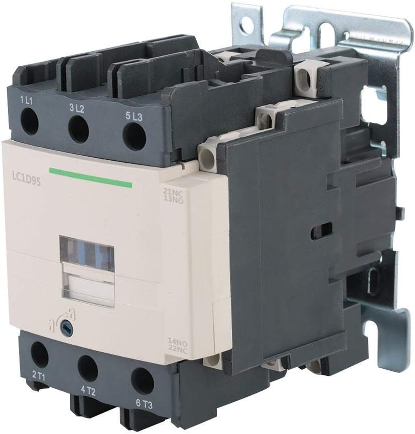 AC Contactor, LC1D95 New Contactor 50/60Hz 3 Poles Coil AC Contactor