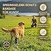 Nature Pet SPRUNGGELENK BANDAGE HUND HINTERBEIN – Sprunggelenk Bandage mit Leckschutz Hund – verstellbare Tarsal-Stulpen für Hunde zur Stabilisierung & Schutz des Hinterbeins – 135° Winkel – XS 2