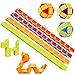 12 Packung 24 Blöcke Mini Schlange Würfel, Magische Geschwindigkeit Würfel, Mini Puzzle Würfel Spielzeug für Kinder Party Tasche Füllstoff Party Favors Party Supplies Zufällige Farbe