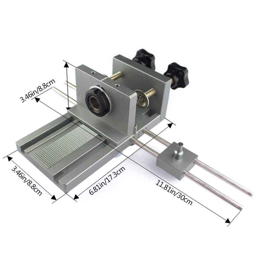 Guia Para Tarugos de Madera, guía de taladro de taladro de madera ajustable, localizador de taladros para carpintería de 6/8/10/15 mm, herramientas de perforación para conectar muebles (30 cm)