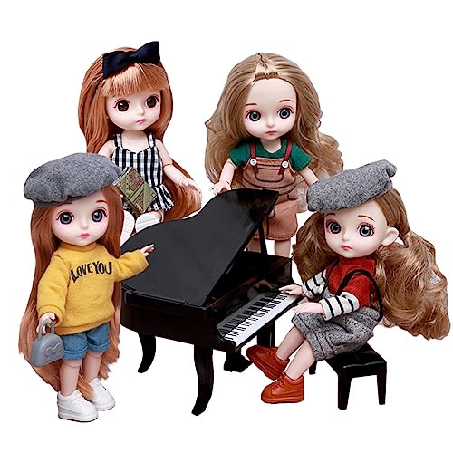 Image of Bjd Doll Flexibility Abundant Hair 13 Movable Joints Friendly for Simulation Yellow | Dolls | Clothes & Accessories | Modern