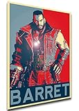 Instabuy Poster Propaganda - Final Fantasy VII Remake - Barret Wallace - LL0286 A3 42x30cm