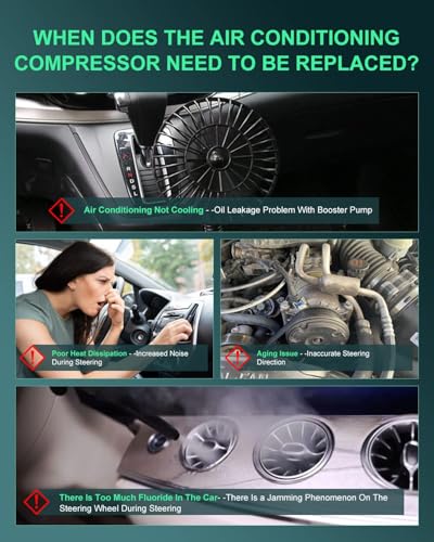 Image of SCITOO AC Compressor for Cars for 2005-2006 Fit for Chrysler 300 3.5L Air Conditioning Compressor