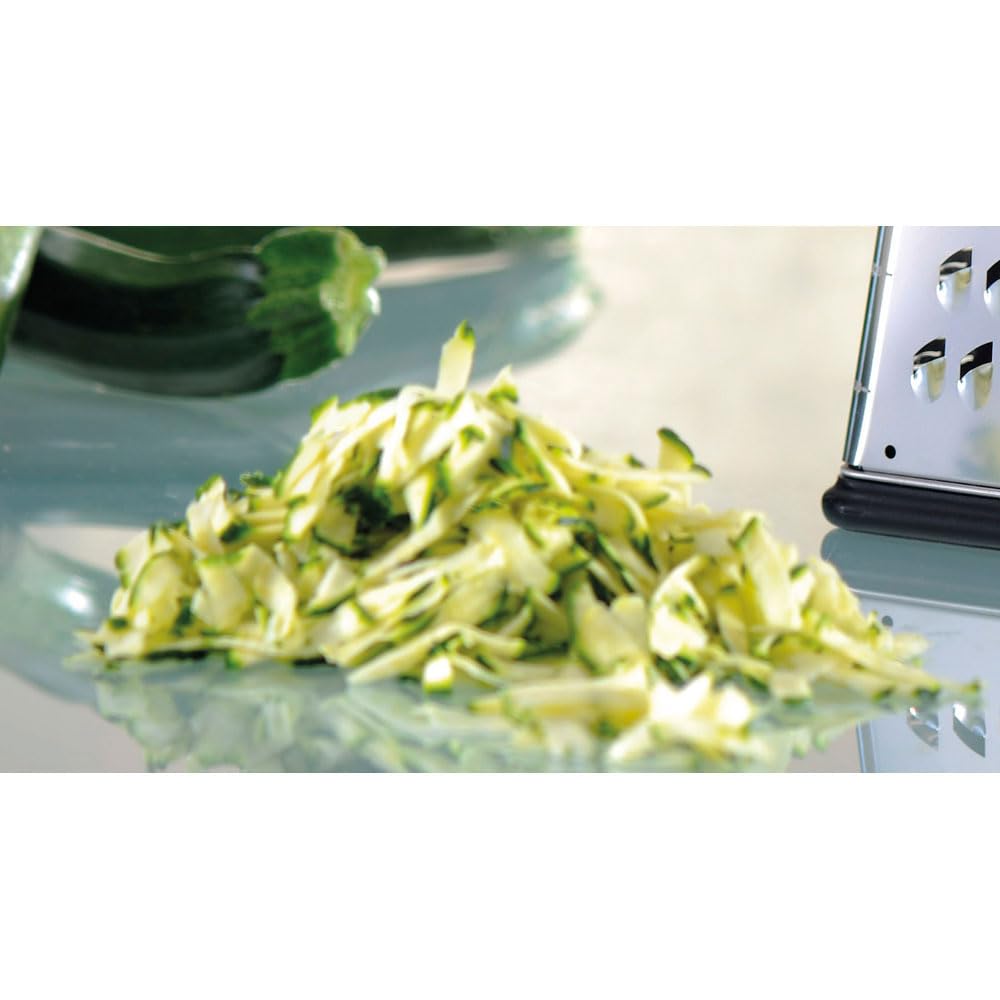 GEFU GE10760 Vitales Laser Cut Râpe à 4 Faces Acier Inoxydable Inox 14 x 8,5 x 26 cm