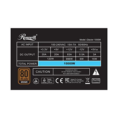 Build My PC, PC Builder, Rosewill Glacier 1000M