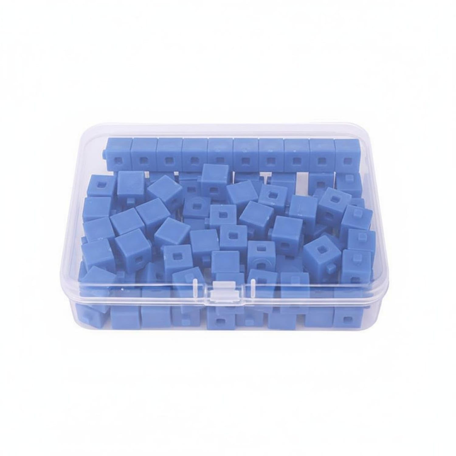 300 Pieces Connecting Math Cubes Develops Science Skills Math Linking Cubes Connecting Counting Blocks Easy to Connect, Blue, 100 Pieces | Mathematics | Educational-image-31