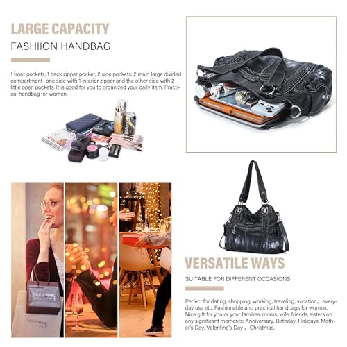Image of Angel Barcelo Purses for Women Soft PU Leather Shoulder Bag Crossbody Purse and Handbags