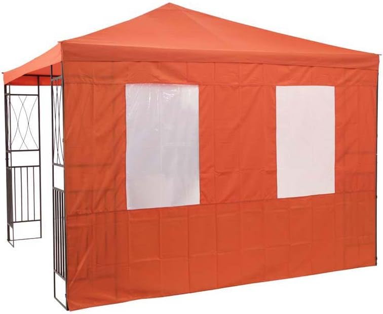 tepro Side panel set for Kaemi gazebo, terracotta without gazebo frame