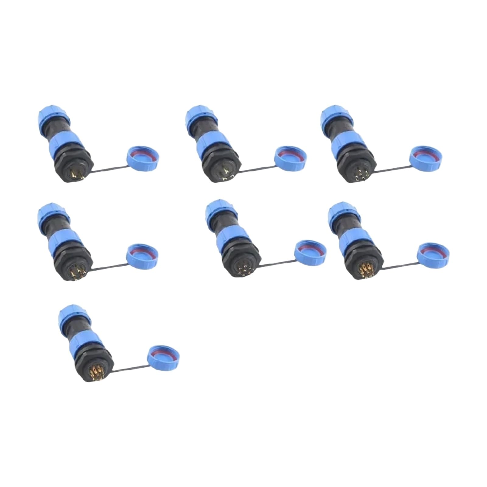 Conector de aviación SP16 IP68 estanco de 4 pines en pack de 5 sets