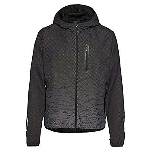 PUMA Mens Tech Windbreaker x Stampd Outerwear Windbreaker, Black, S
